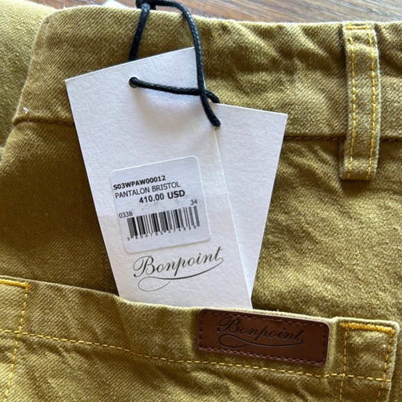 Bonpoint Tan Wide Leg Pants - Picture 3 of 3